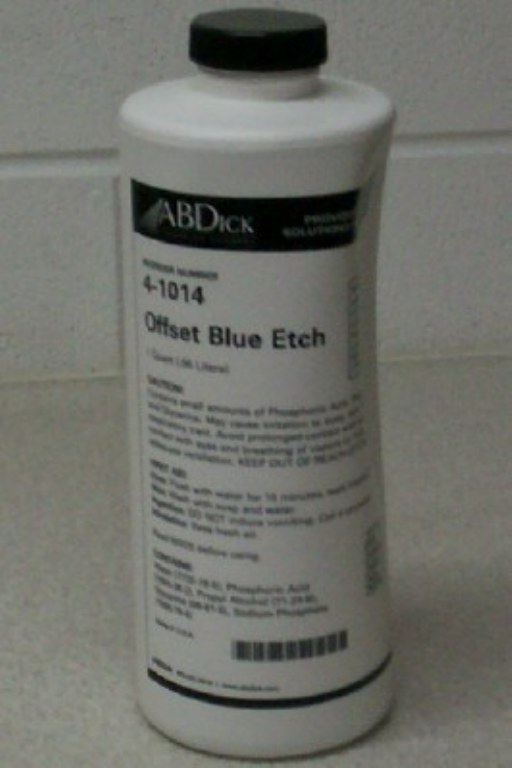 AB Dick Blue Etch